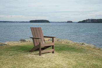Emmeline Outdoor Adirondack Chairs with Tete-A-Tete Connector - Luxury Home Furniture (MI)