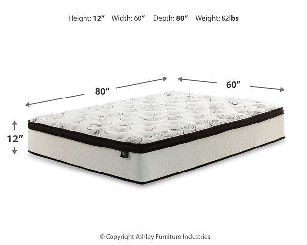 Chime 12 Inch Hybrid Mattress in a Box - Luxury Home Furniture (MI)