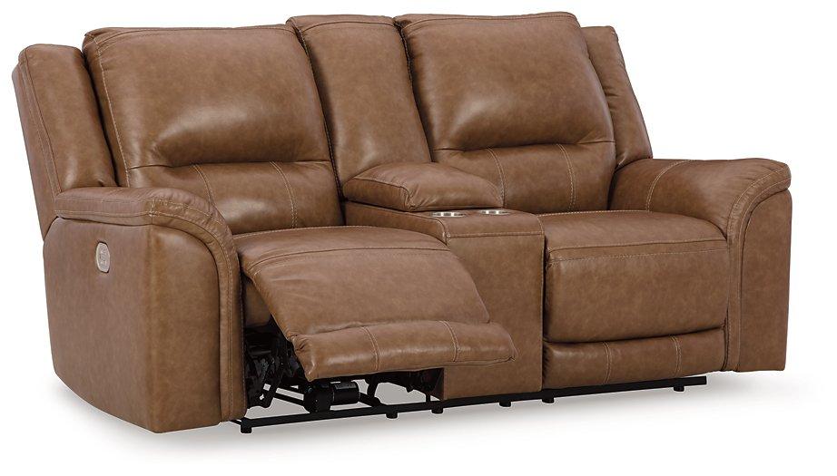 Trasimeno Power Reclining Loveseat with Console - Luxury Home Furniture (MI)