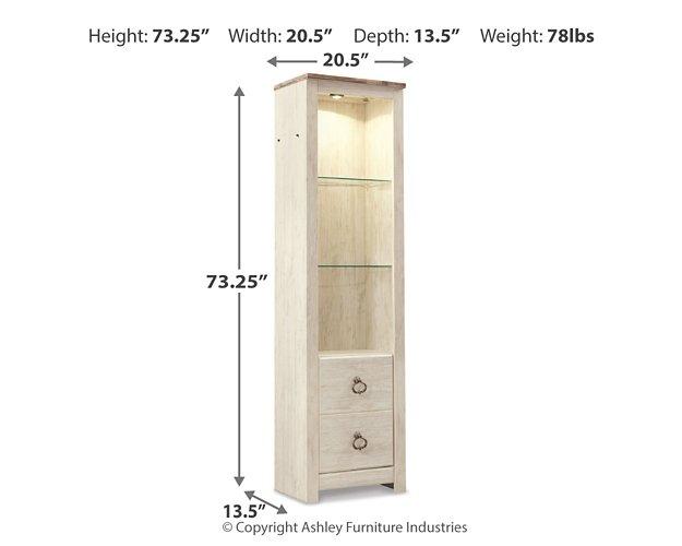 Willowton 4-Piece Entertainment Center - Luxury Home Furniture (MI)