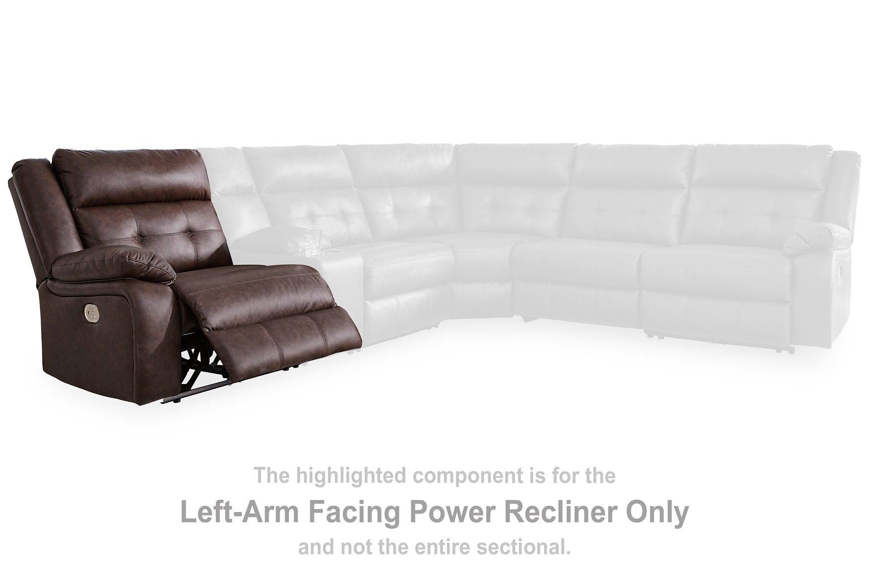 Punch Up Power Reclining Sectional Sofa - Luxury Home Furniture (MI)