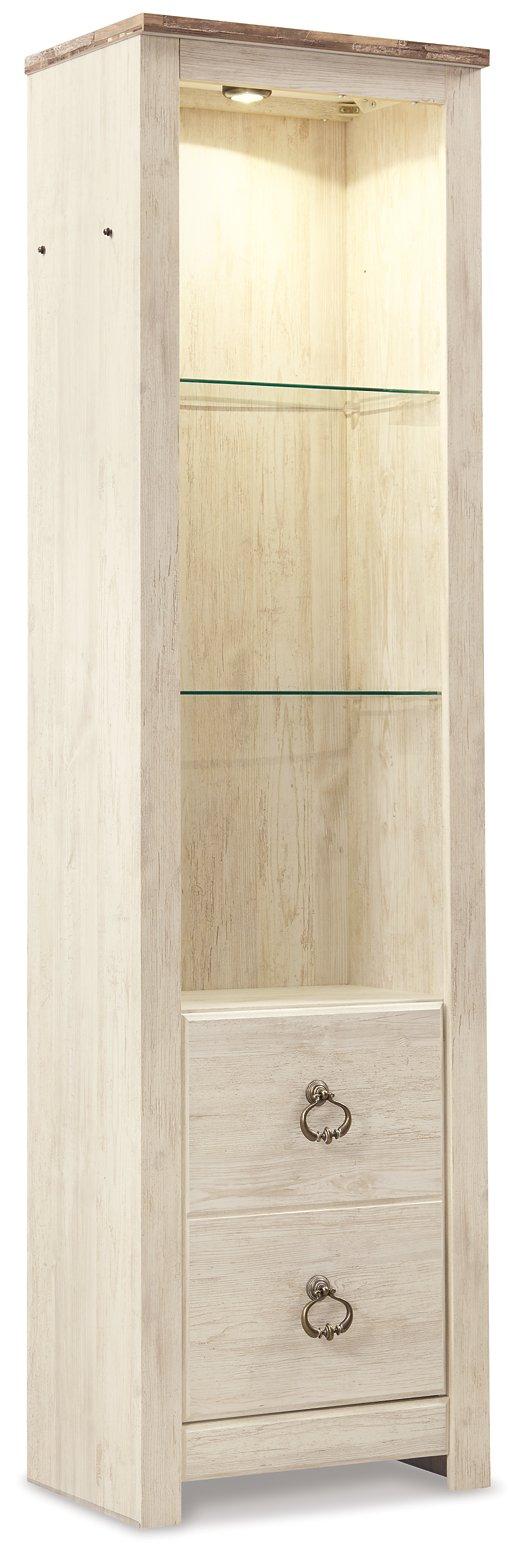 Willowton 4-Piece Entertainment Center with Electric Fireplace - Luxury Home Furniture (MI)