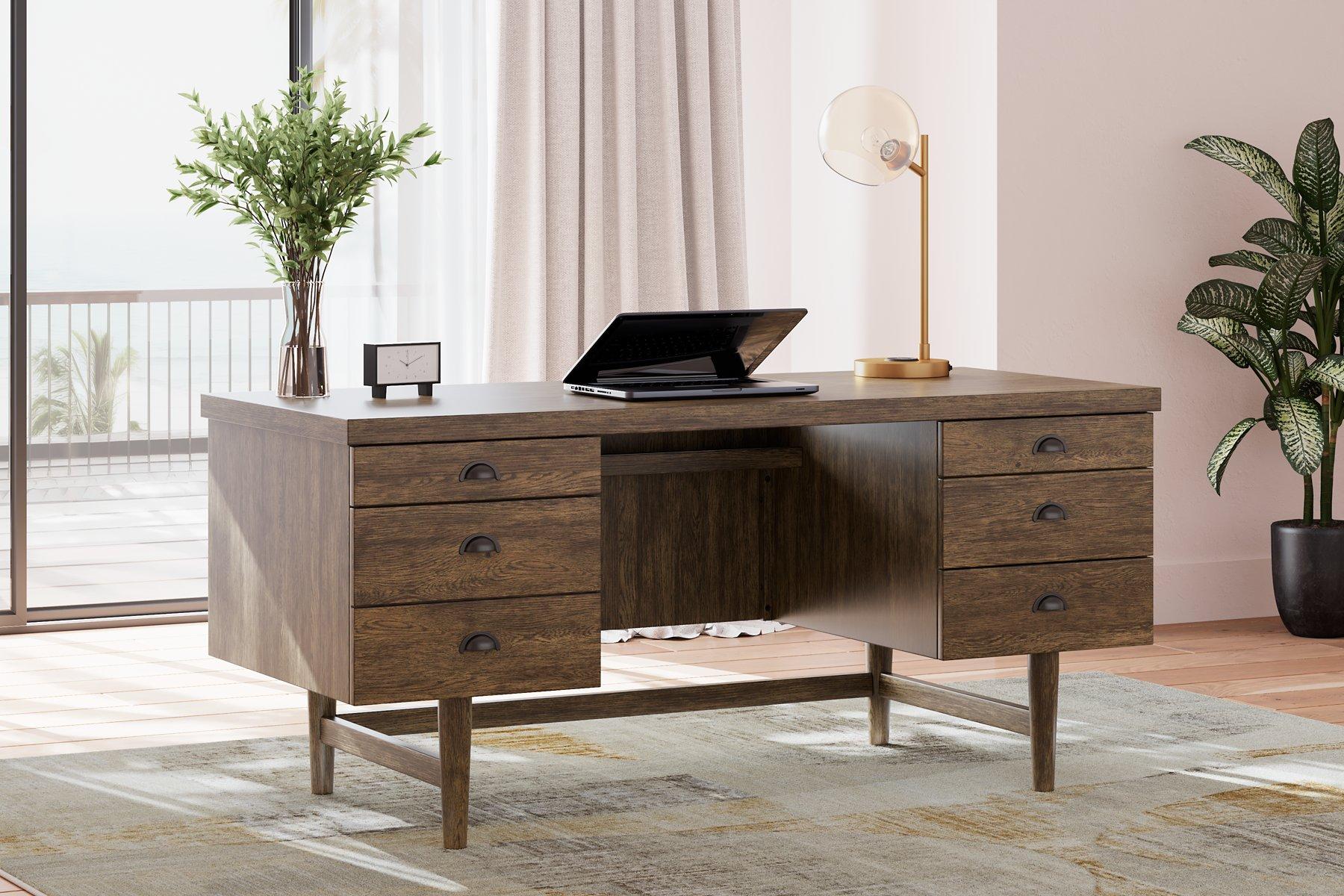 Austanny Home Office Set - Luxury Home Furniture (MI)