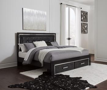 Kaydell Upholstered Bed with Storage - Luxury Home Furniture (MI)