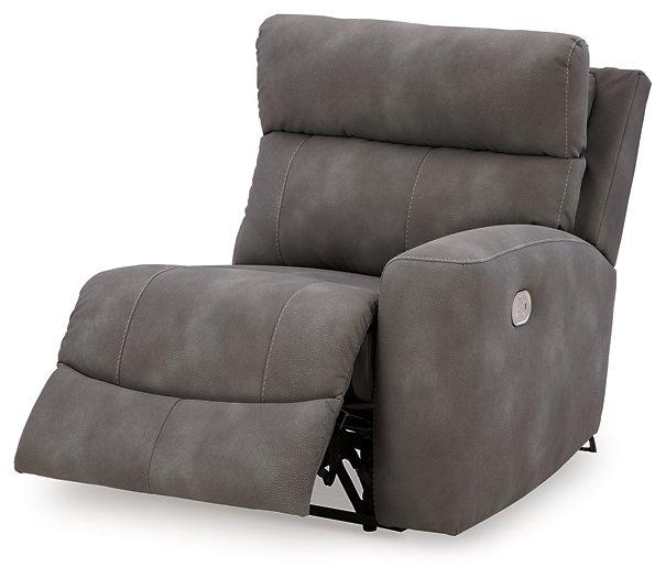 Next-Gen DuraPella Power Reclining Sectional Loveseat with Console - Luxury Home Furniture (MI)