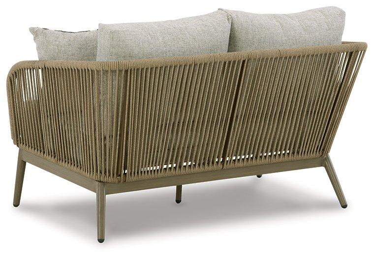 Swiss Valley Outdoor Loveseat with Cushion - Luxury Home Furniture (MI)