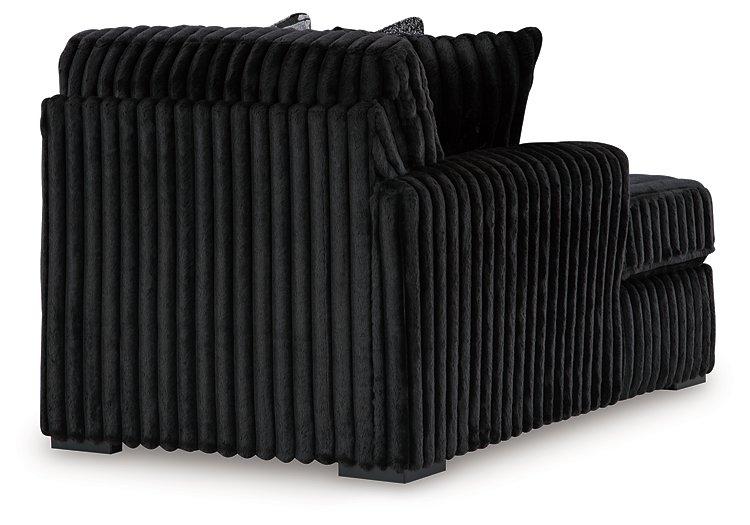 Midnight-Madness Sectional with Chaise - Luxury Home Furniture (MI)