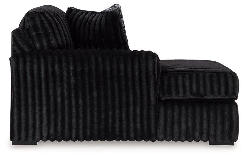 Midnight-Madness Sectional with Chaise - Luxury Home Furniture (MI)