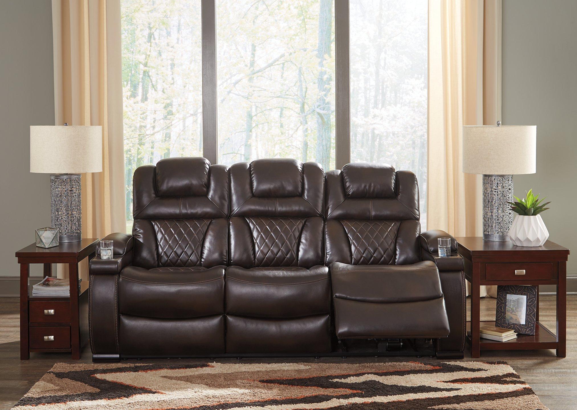 Warnerton Power Reclining Sofa - Luxury Home Furniture (MI)