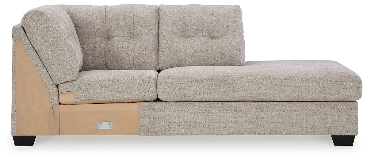 Mahoney 2-Piece Sleeper Sectional with Chaise - Luxury Home Furniture (MI)