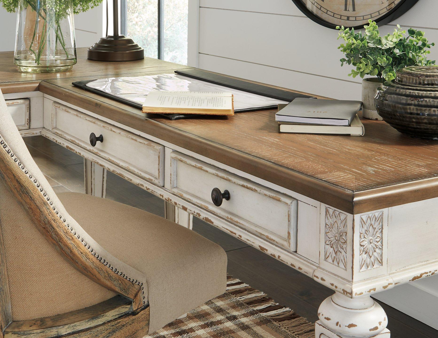 Realyn 2-Piece Home Office Lift Top Desk - Luxury Home Furniture (MI)