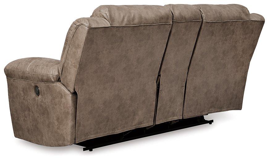 Stoneland Reclining Loveseat with Console - Luxury Home Furniture (MI)