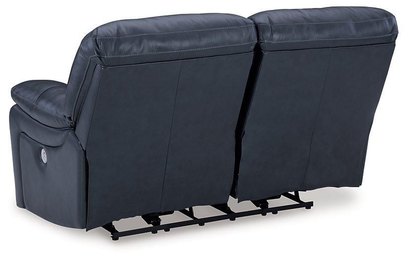 Leesworth Power Reclining Loveseat - Luxury Home Furniture (MI)