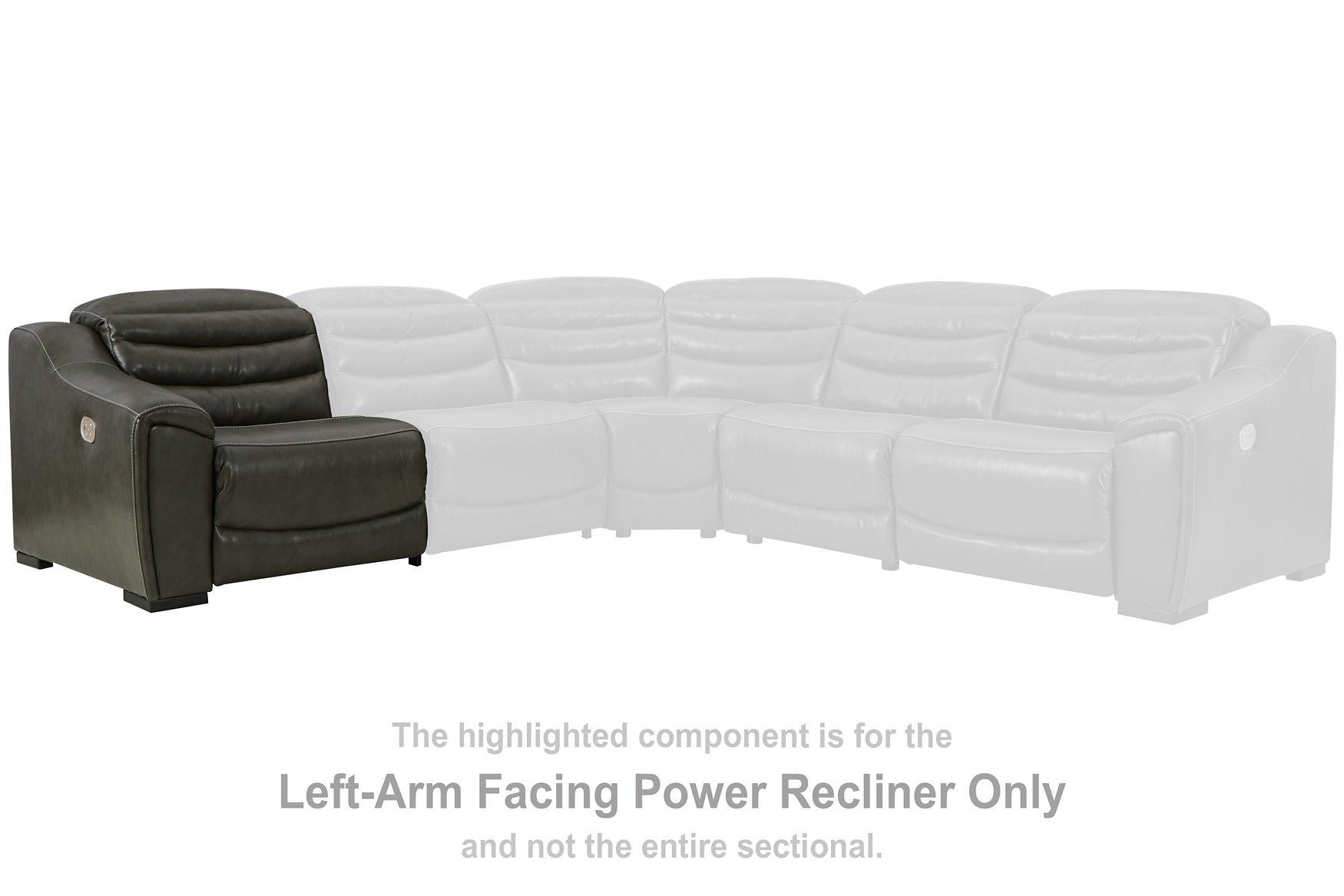 Center Line 3-Piece Power Reclining Loveseat with Console - Luxury Home Furniture (MI)
