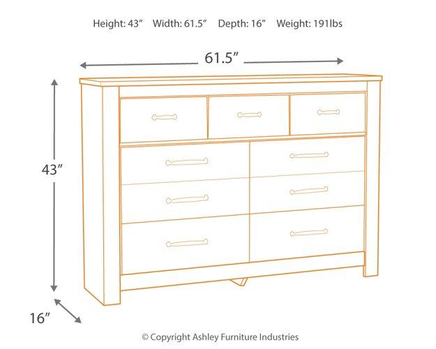 Bellaby Dresser and Mirror - Luxury Home Furniture (MI)