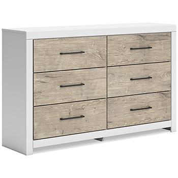 Charbitt Dresser and Mirror - Luxury Home Furniture (MI)