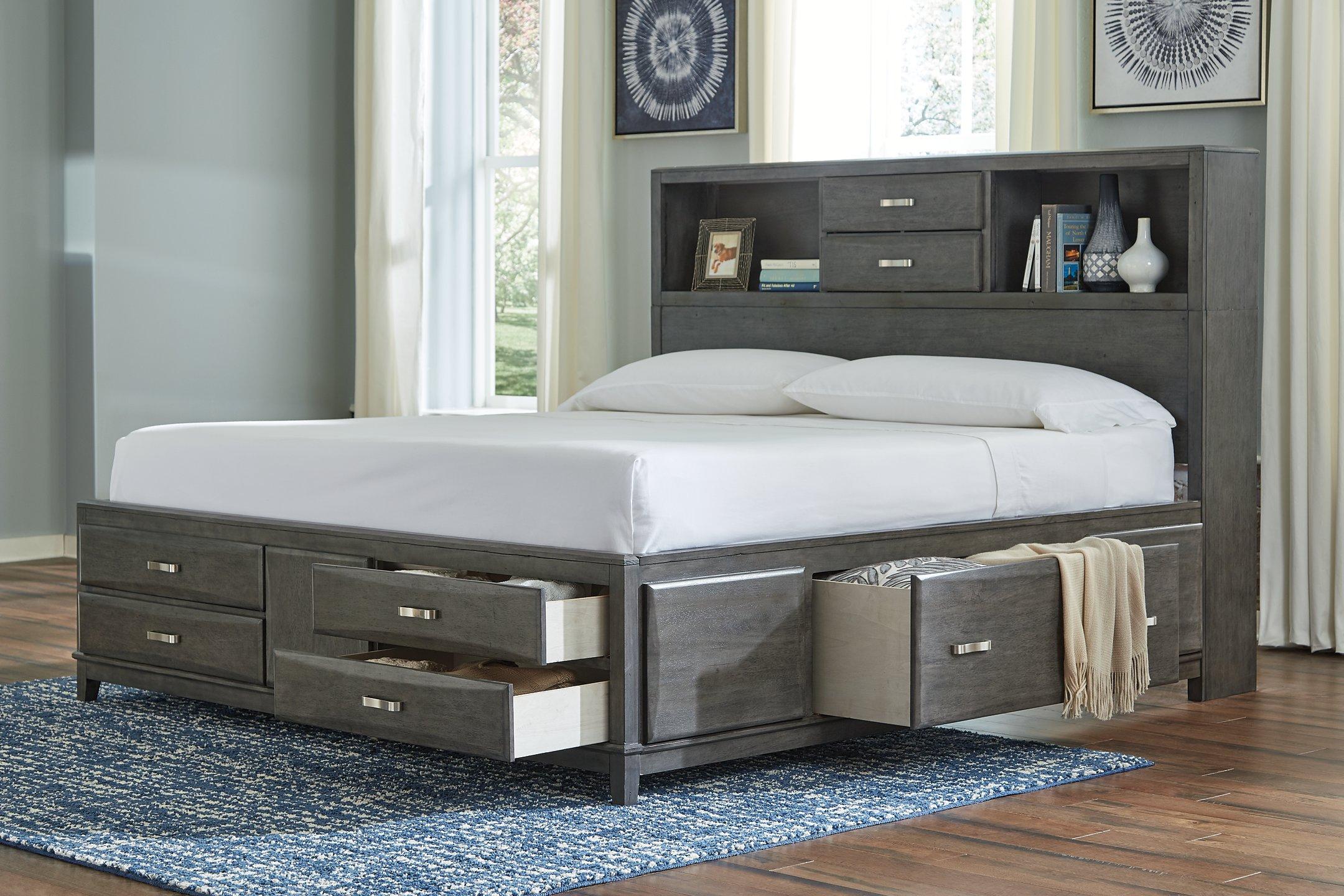Caitbrook Storage Bed with 8 Drawers - Luxury Home Furniture (MI)