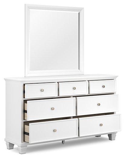 Fortman Dresser and Mirror - Luxury Home Furniture (MI)