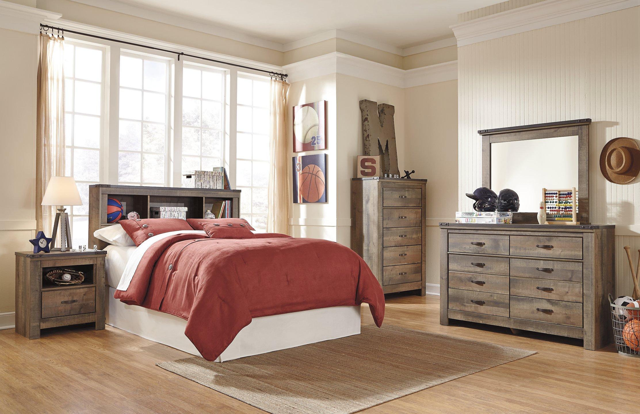 Trinell Youth Bed with 2 Storage Drawers - Luxury Home Furniture (MI)