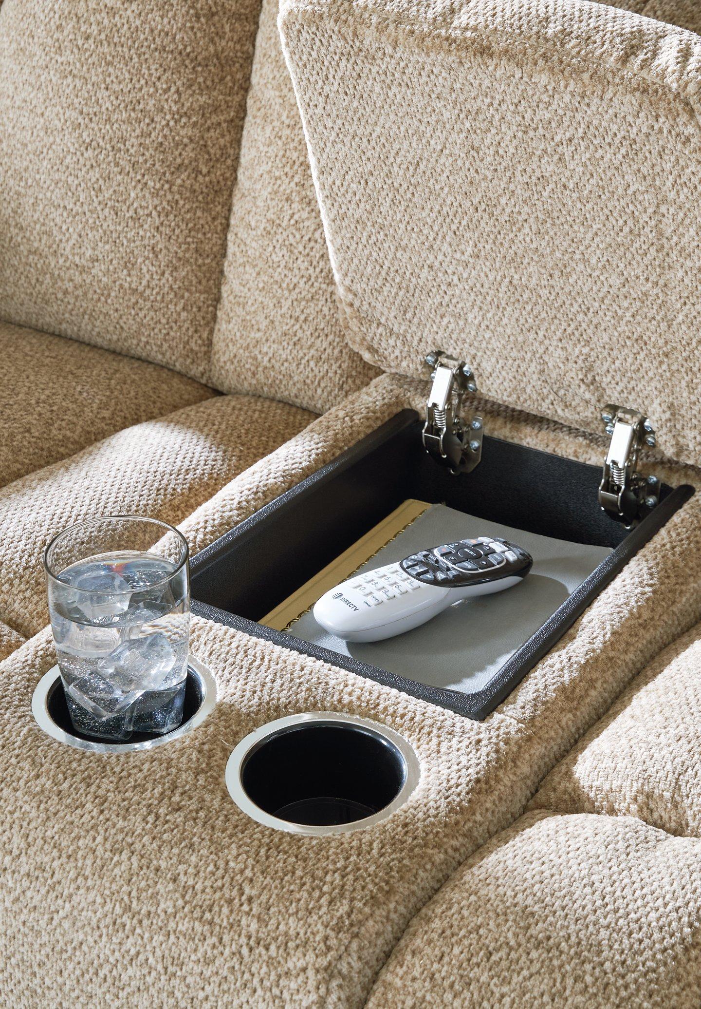 Tip-Off Power Reclining Loveseat - Luxury Home Furniture (MI)