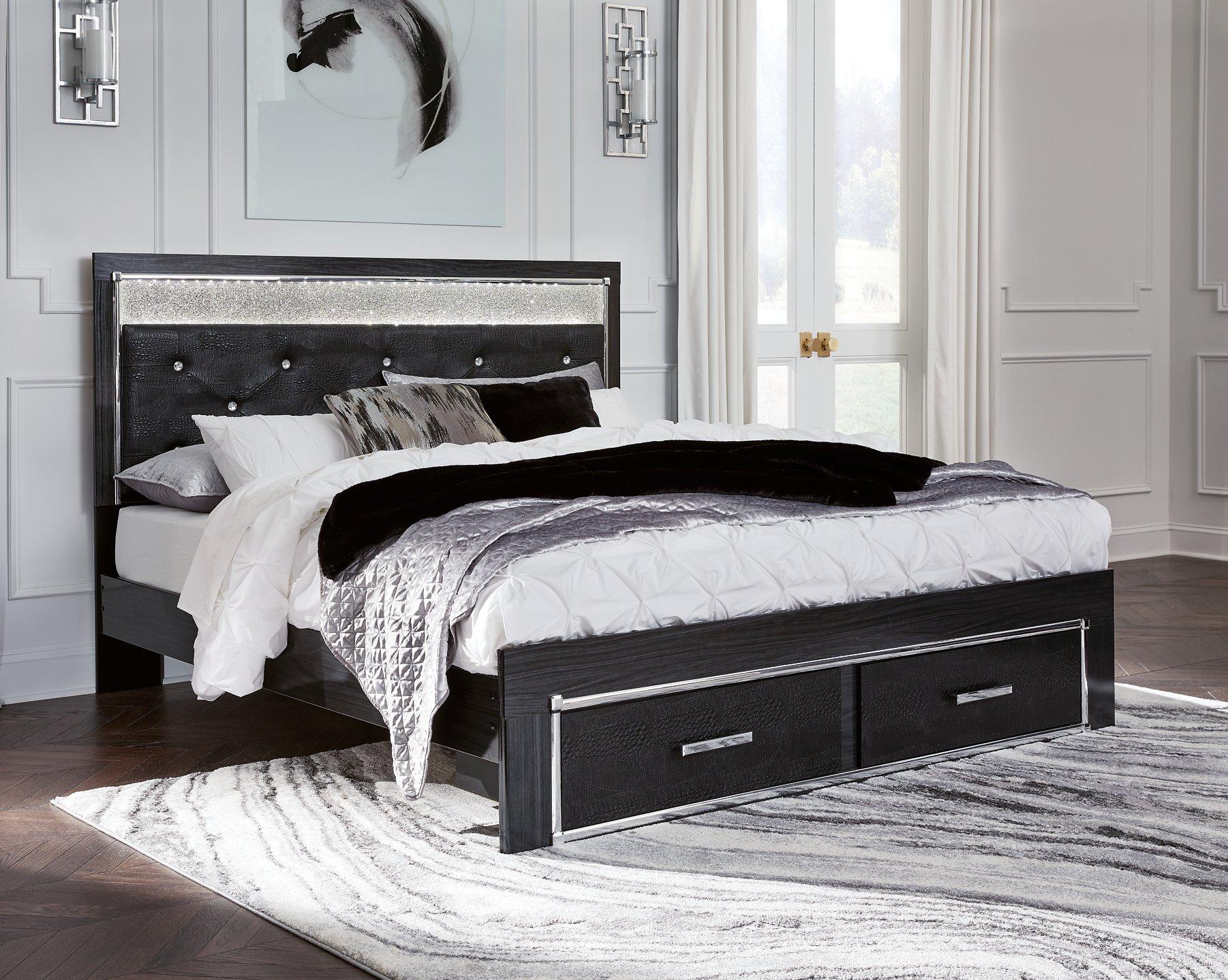 Kaydell Upholstered Panel Storage Bed - Luxury Home Furniture (MI)