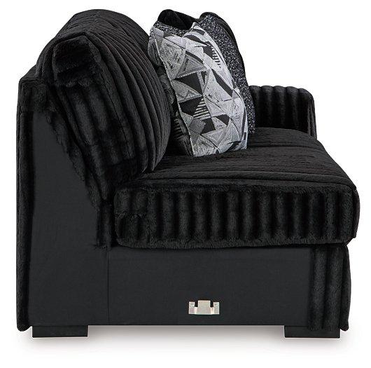 Midnight-Madness Sectional with Chaise - Luxury Home Furniture (MI)