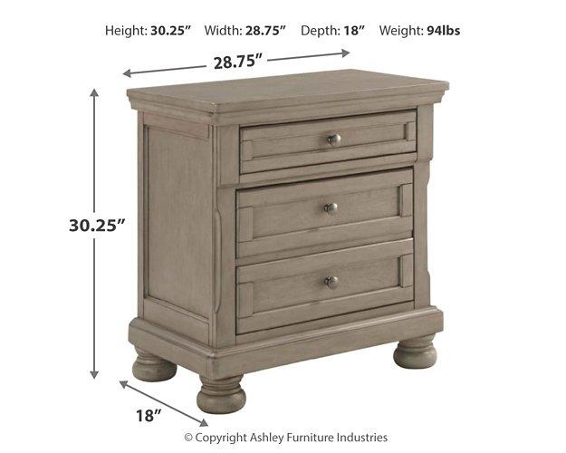 Lettner Nightstand - Luxury Home Furniture (MI)