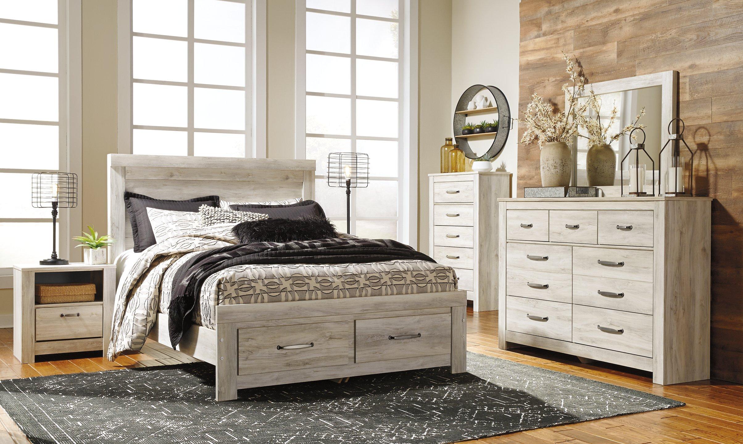 Bellaby Bed with 2 Storage Drawers - Luxury Home Furniture (MI)