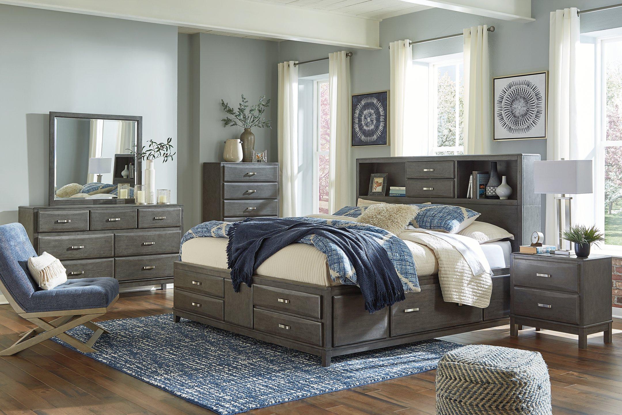 Caitbrook Storage Bed with 8 Drawers - Luxury Home Furniture (MI)