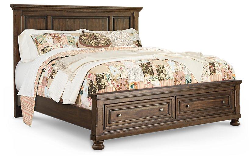 Flynnter Bed with 2 Storage Drawers - Luxury Home Furniture (MI)
