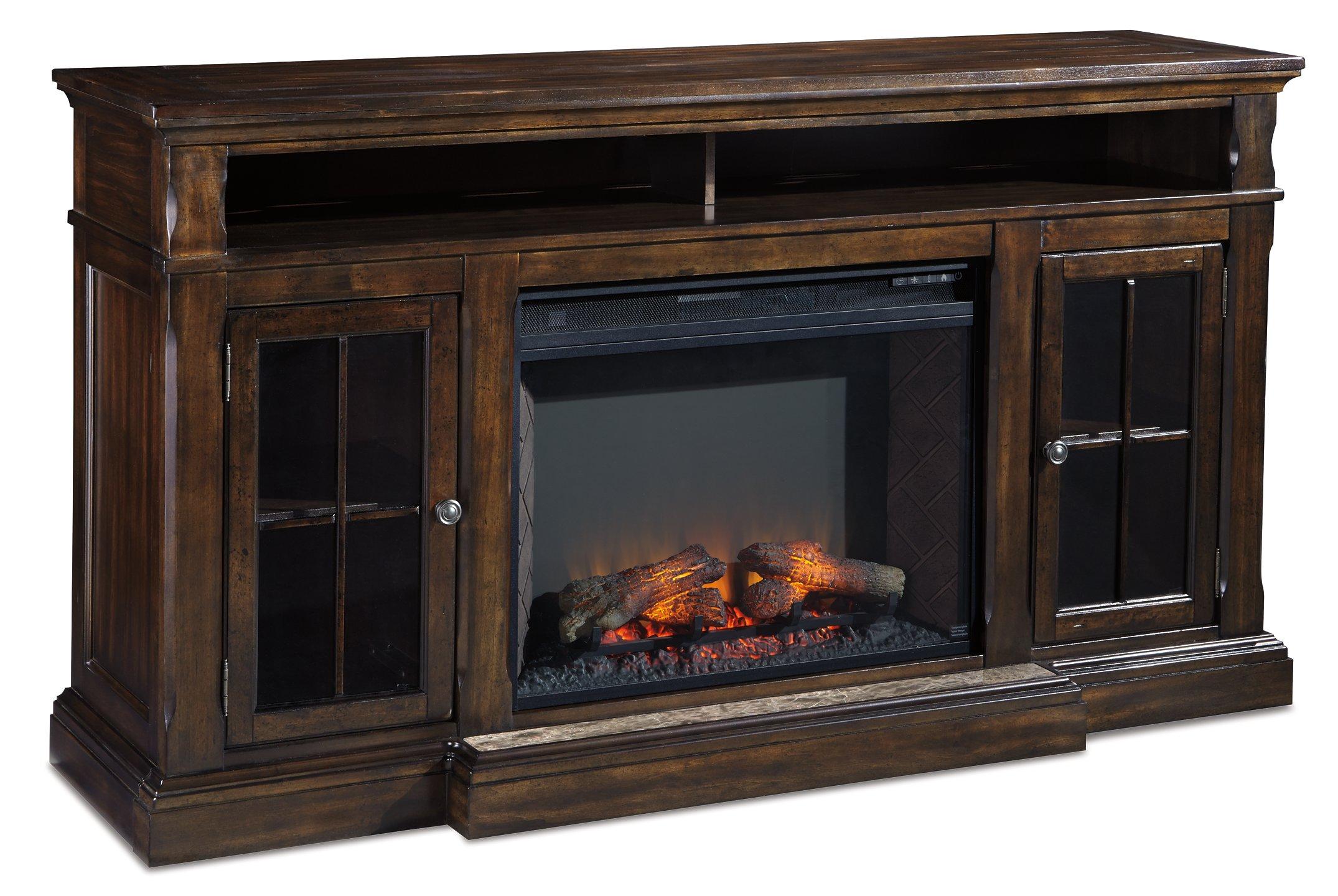 Roddinton 72" TV Stand with Electric Fireplace - Luxury Home Furniture (MI)