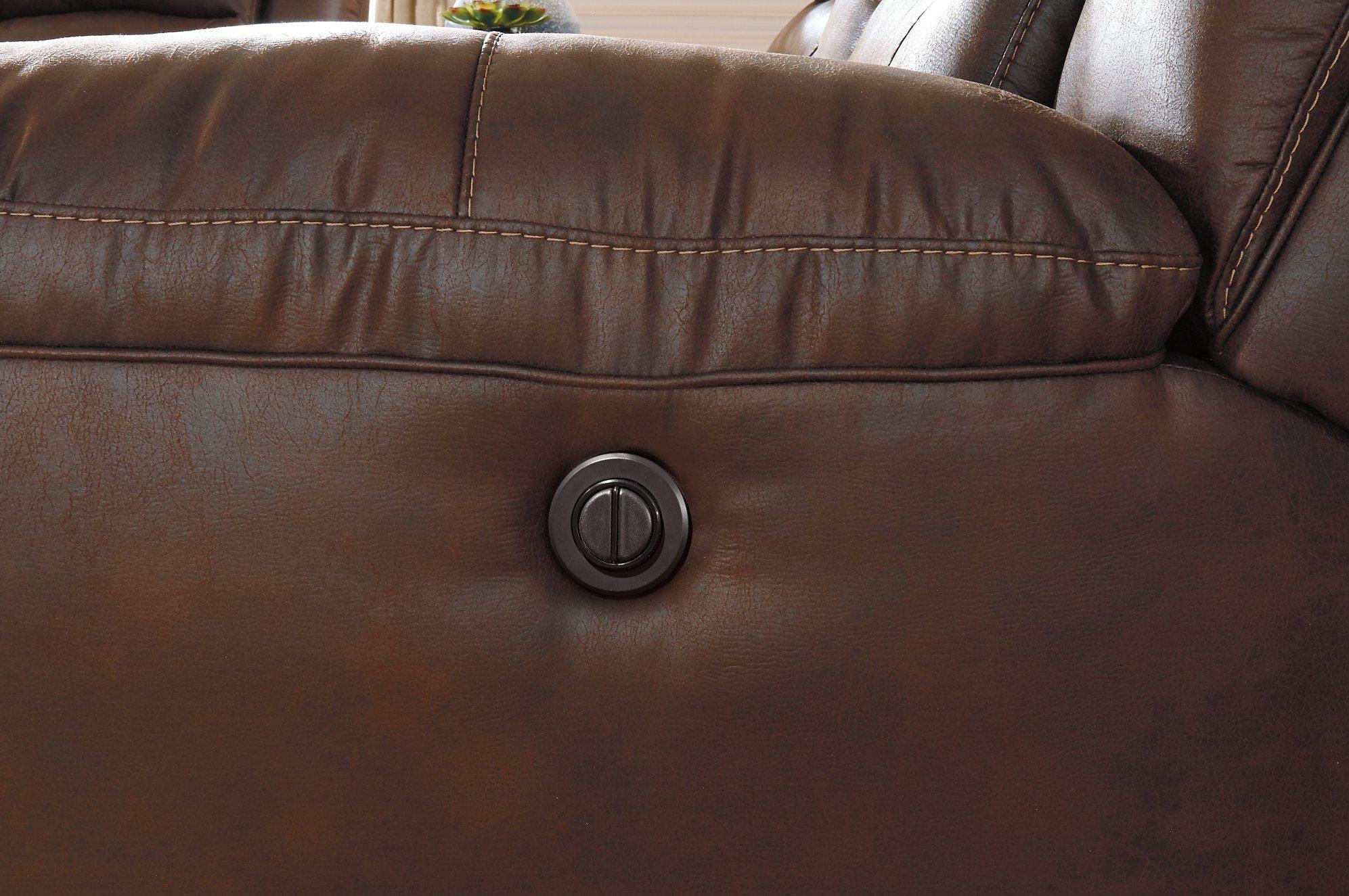 Stoneland Power Reclining Loveseat with Console - Luxury Home Furniture (MI)