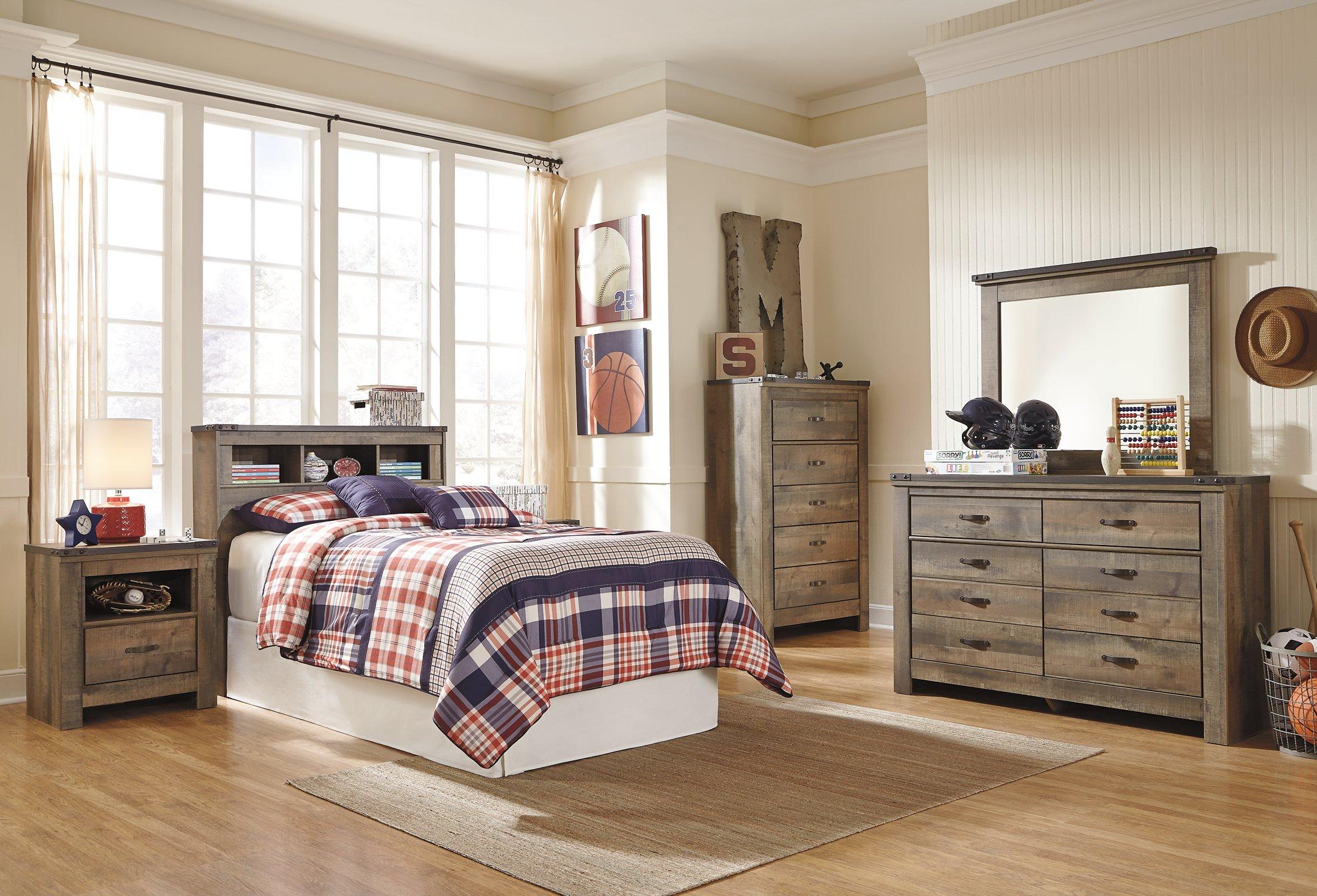 Trinell Youth Bed with 2 Storage Drawers - Luxury Home Furniture (MI)
