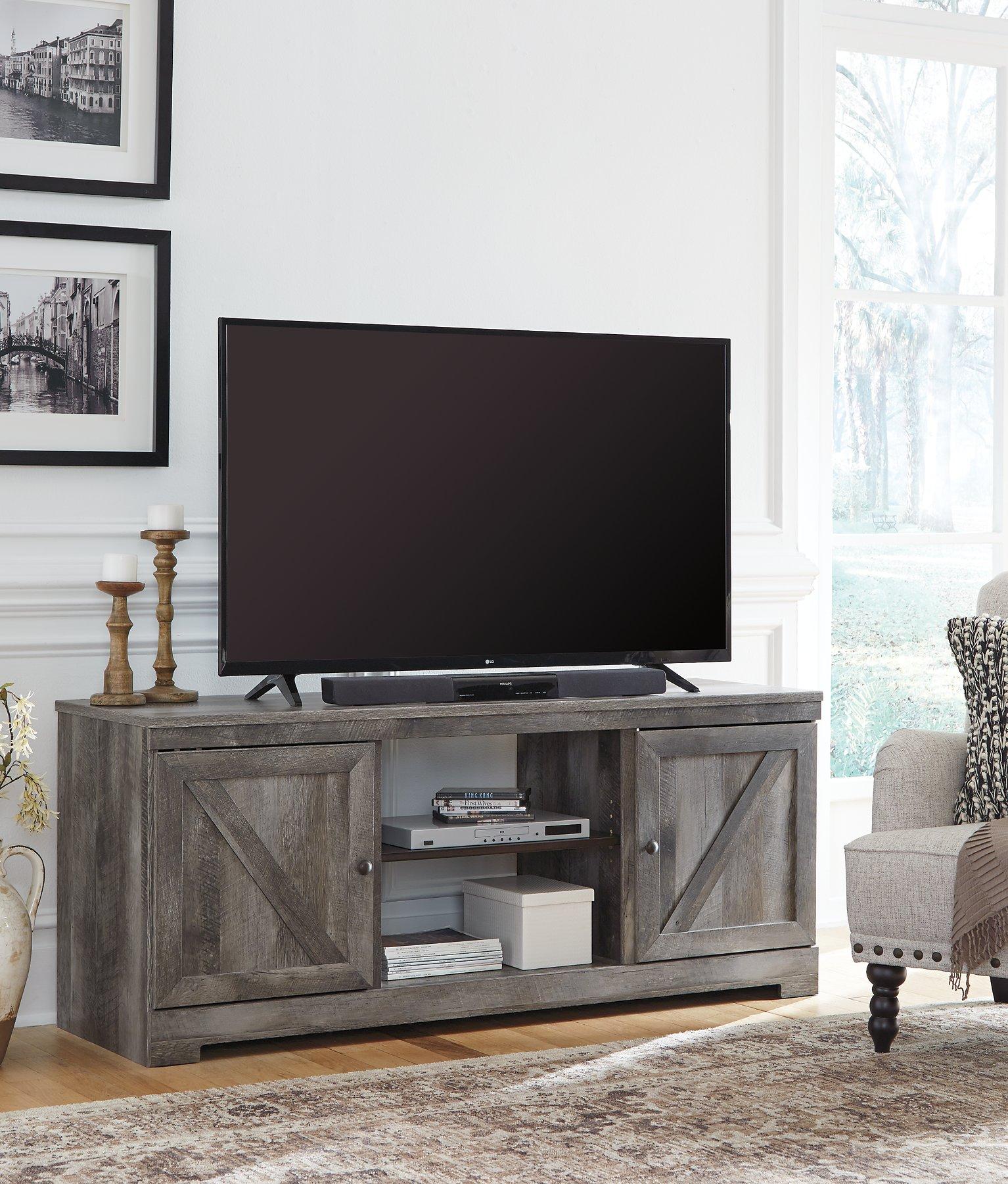 Wynnlow 63" TV Stand with Electric Fireplace - Luxury Home Furniture (MI)