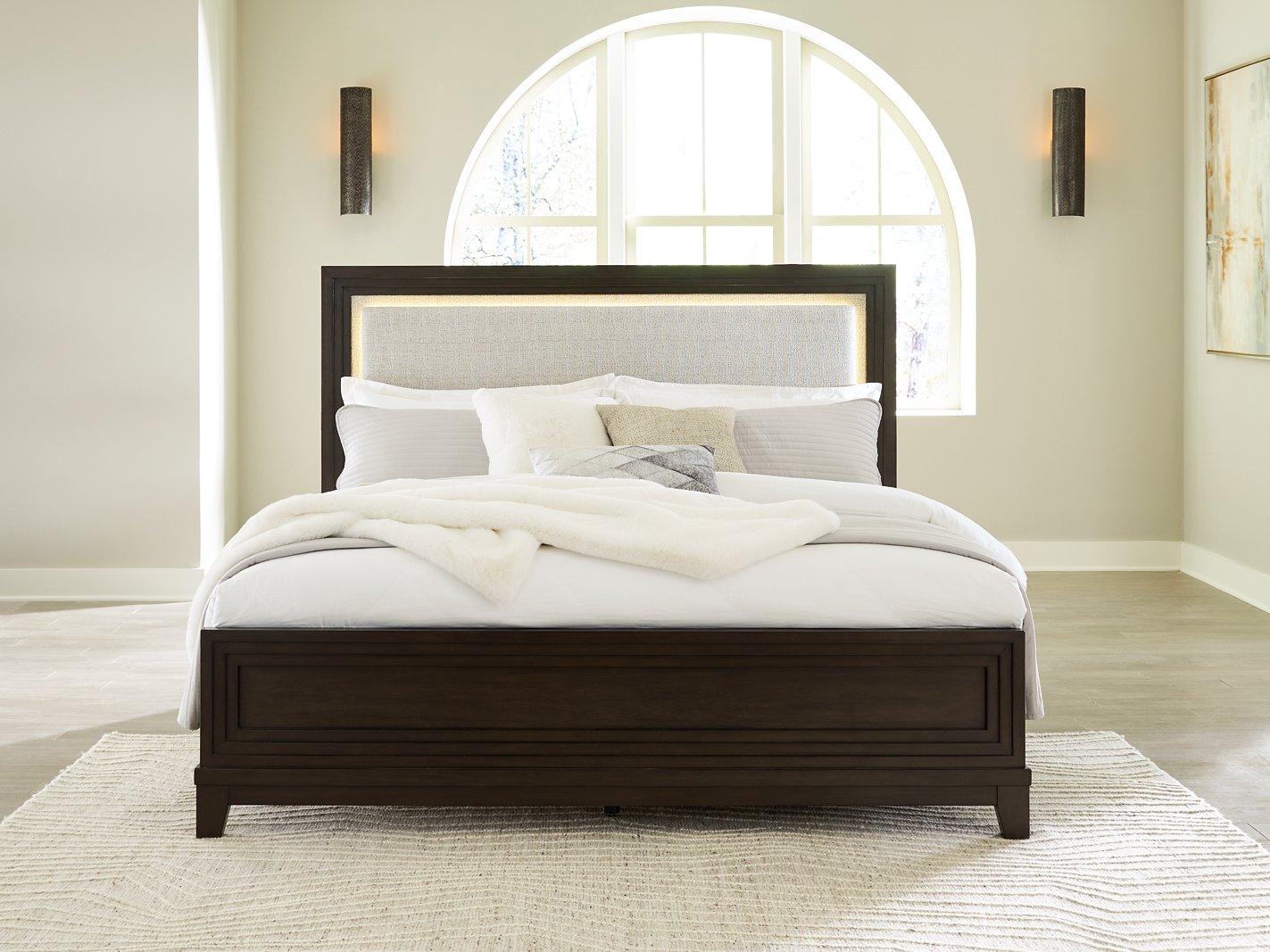 Neymorton Upholstered Bed - Luxury Home Furniture (MI)