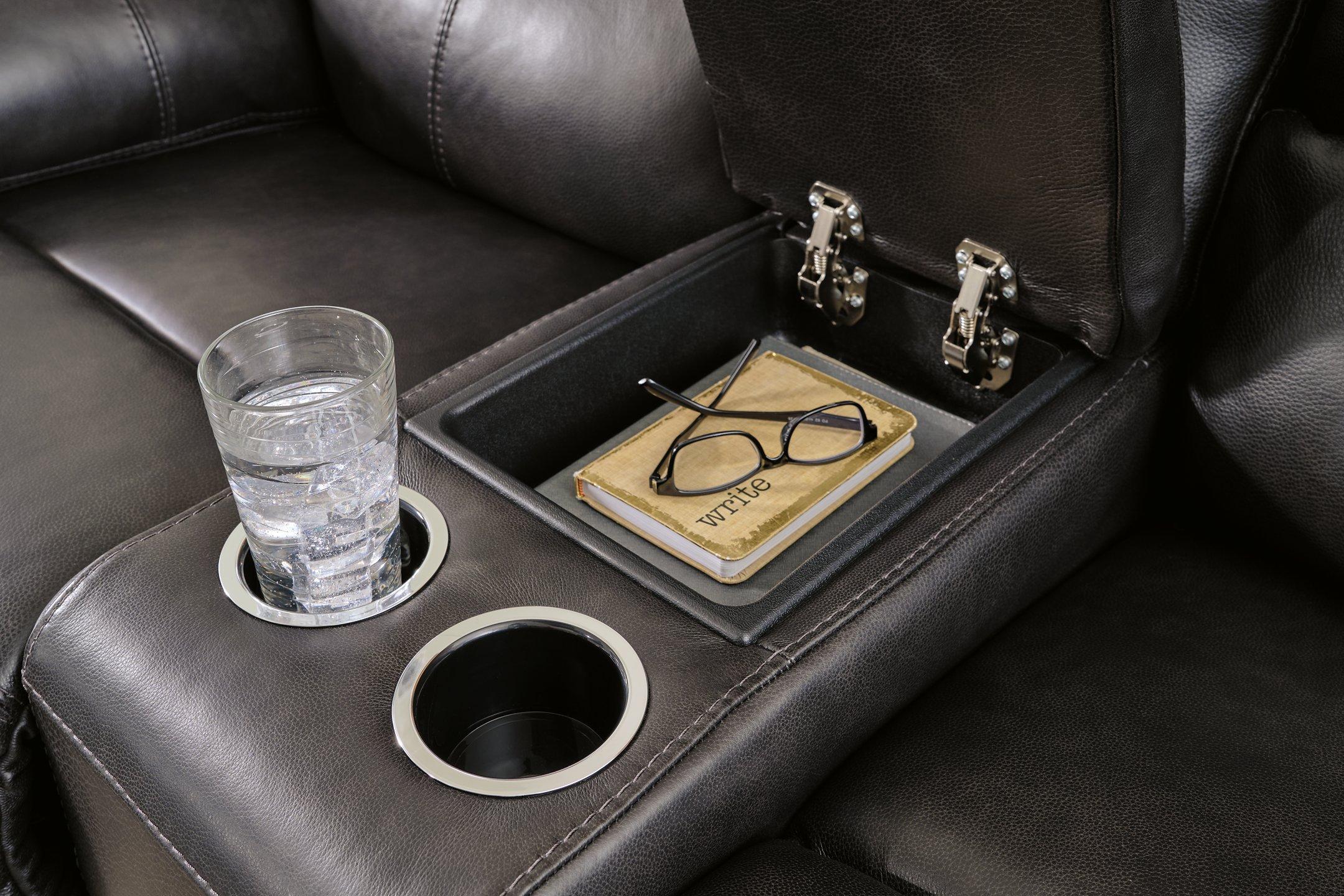 Mountainous Power Reclining Loveseat - Luxury Home Furniture (MI)