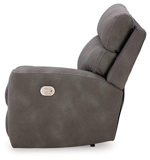 Next-Gen DuraPella Power Reclining Sectional Loveseat with Console - Luxury Home Furniture (MI)