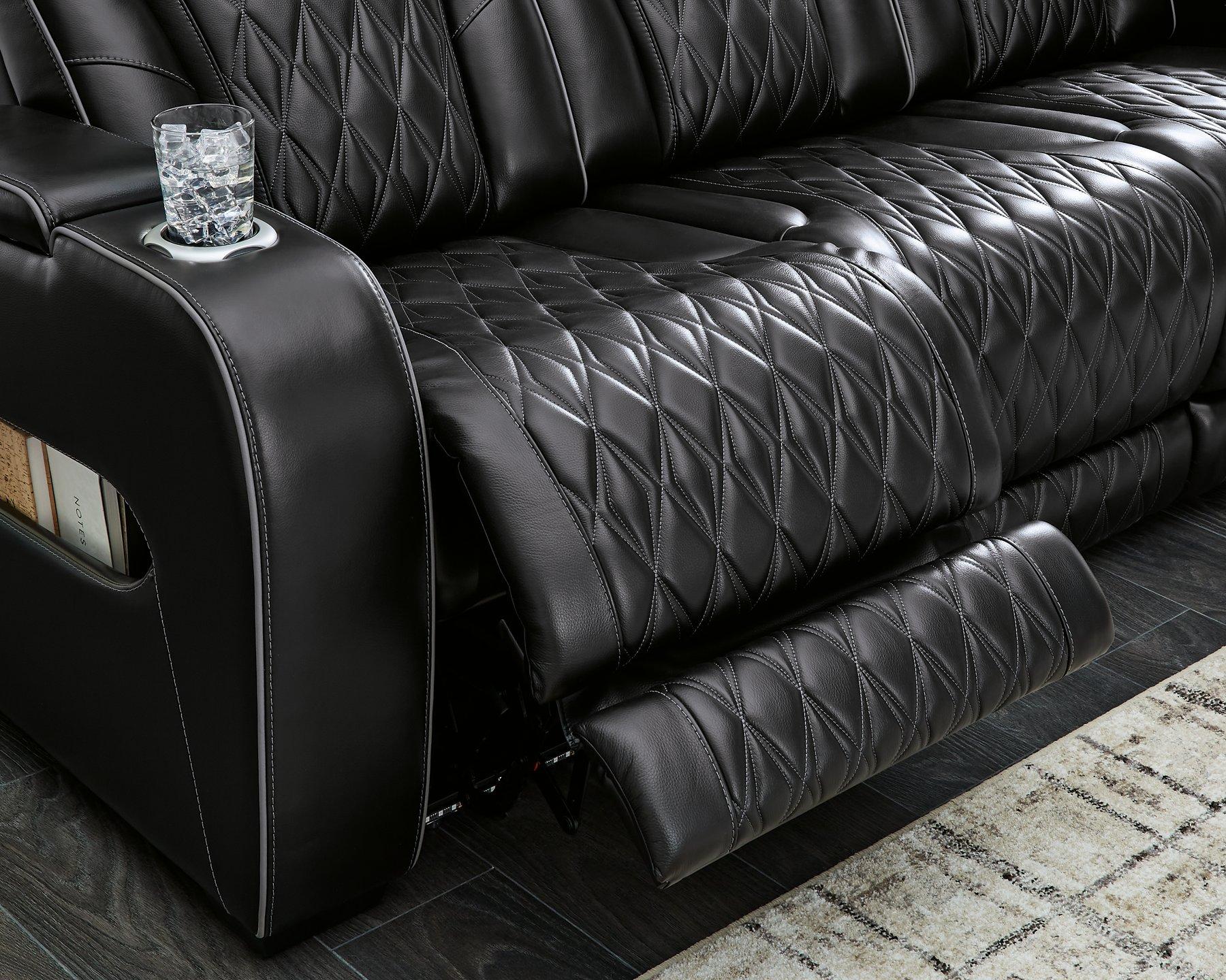Boyington Power Reclining Loveseat with Console - Luxury Home Furniture (MI)