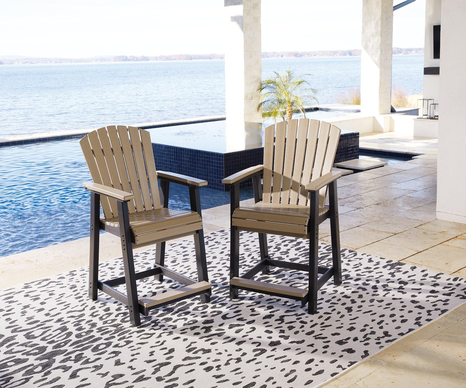 Fairen Trail Outdoor Counter Height Bar Stool (Set of 2) - Luxury Home Furniture (MI)