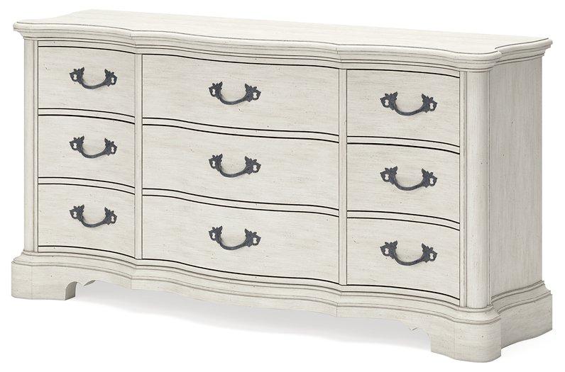 Arlendyne Dresser and Mirror - Luxury Home Furniture (MI)