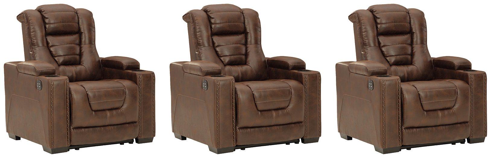 Owner's Box Living Room Set - Luxury Home Furniture (MI)