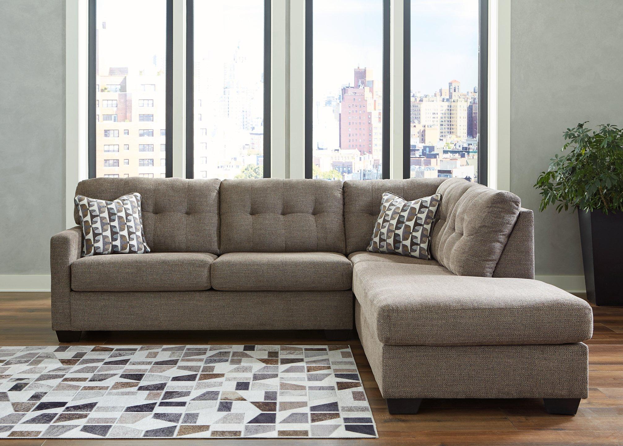 Mahoney 2-Piece Sleeper Sectional with Chaise - Luxury Home Furniture (MI)