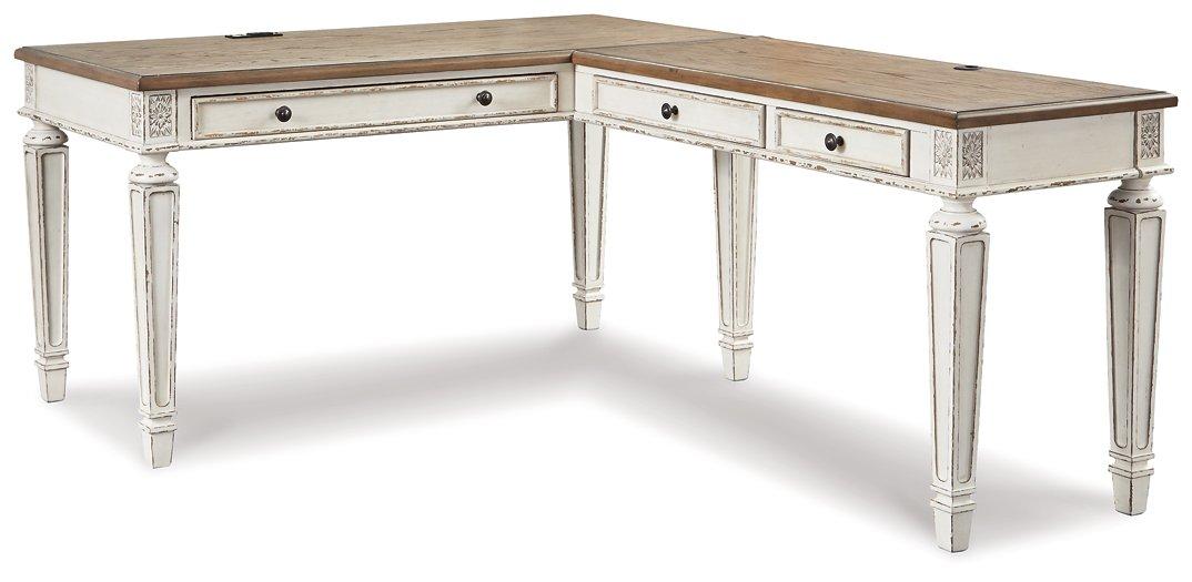 Realyn 2-Piece Home Office Lift Top Desk - Luxury Home Furniture (MI)