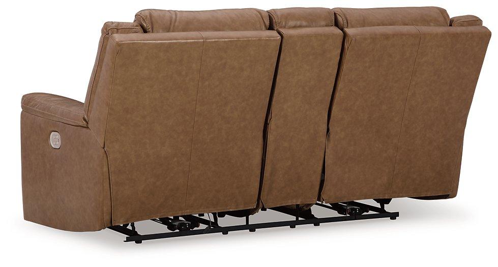Trasimeno Power Reclining Loveseat with Console - Luxury Home Furniture (MI)