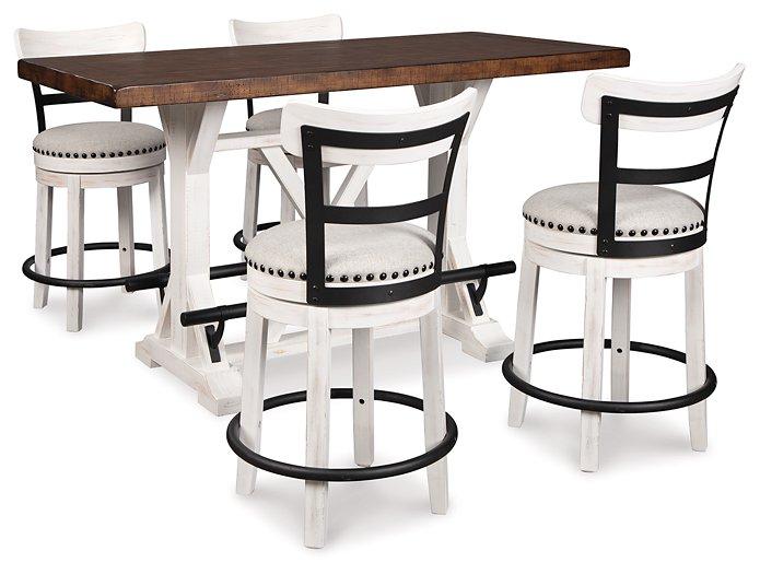 Valebeck Counter Height Dining Set - Luxury Home Furniture (MI)