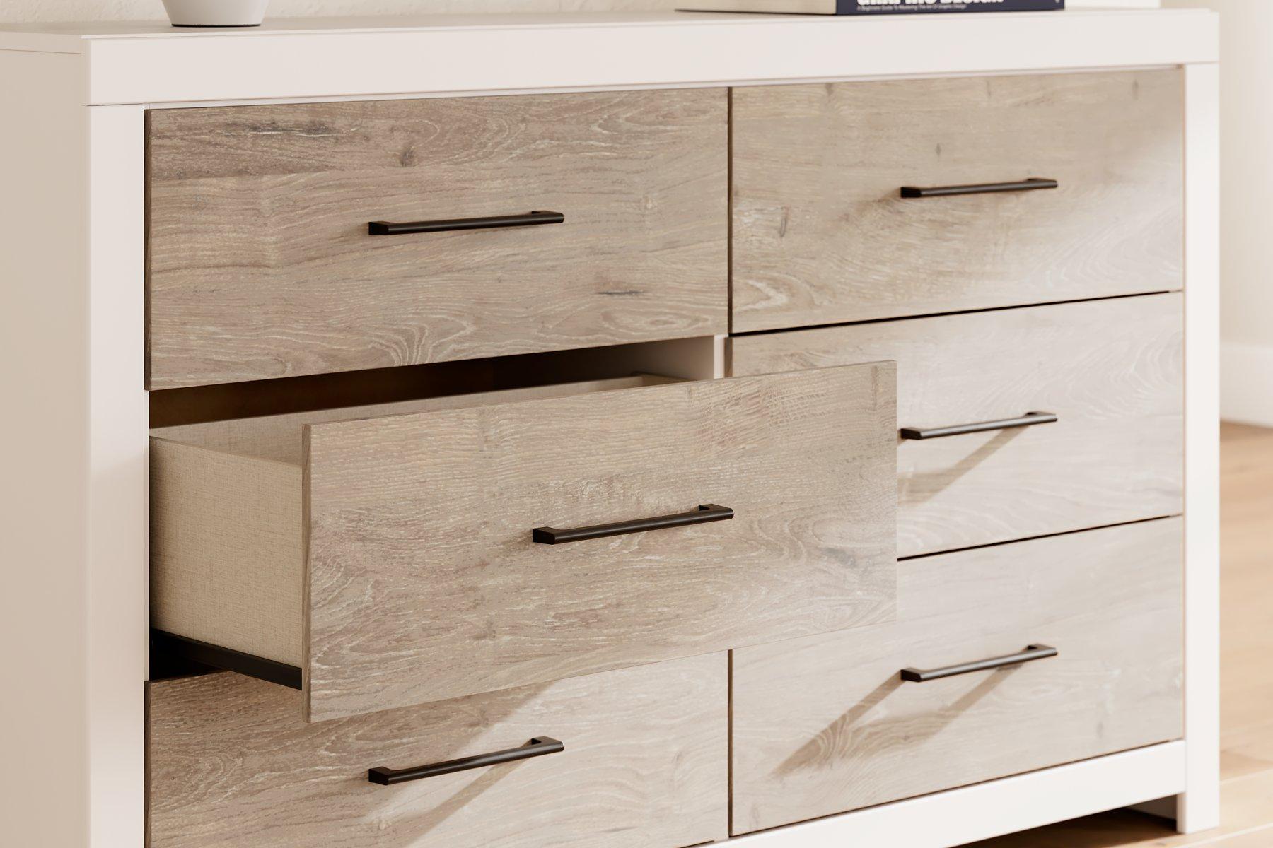 Charbitt Dresser and Mirror - Luxury Home Furniture (MI)