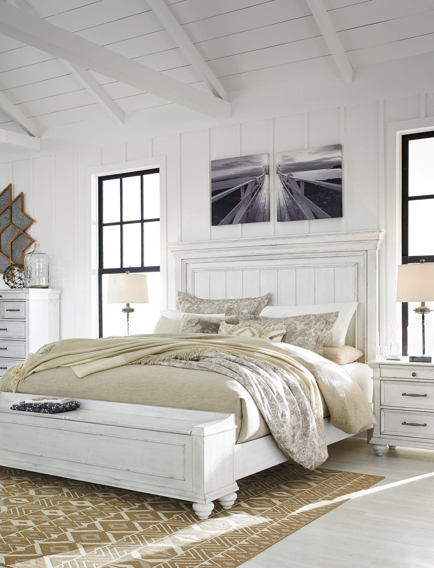 Kanwyn Bed with Storage Bench - Luxury Home Furniture (MI)