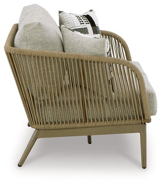 Swiss Valley Outdoor Loveseat with Cushion - Luxury Home Furniture (MI)
