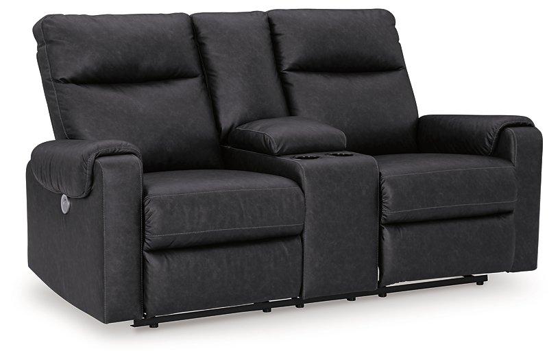 Axtellton Power Reclining Loveseat with Console - Luxury Home Furniture (MI)