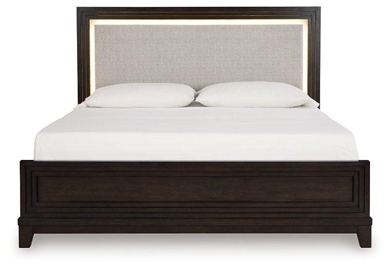 Neymorton Upholstered Bed - Luxury Home Furniture (MI)
